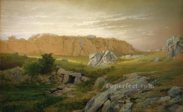  scenery Oil Painting - Paradise Newport scenery William Trost Richards